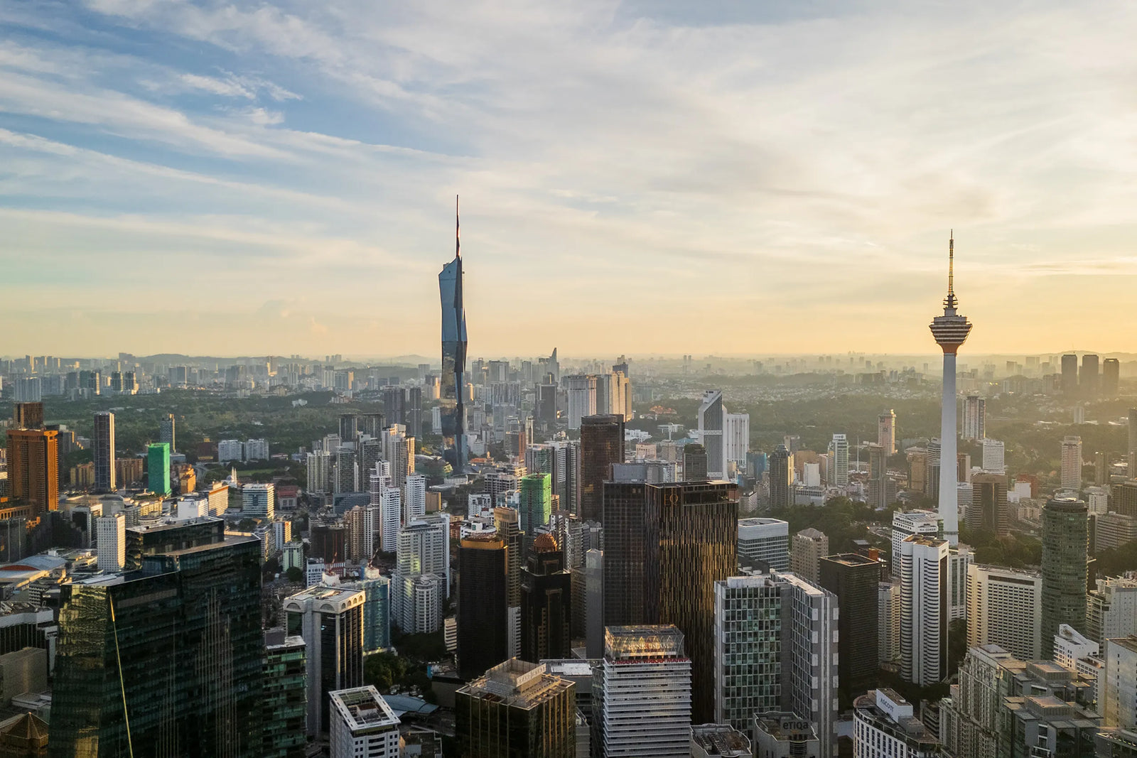 International city skyline and commercial business district