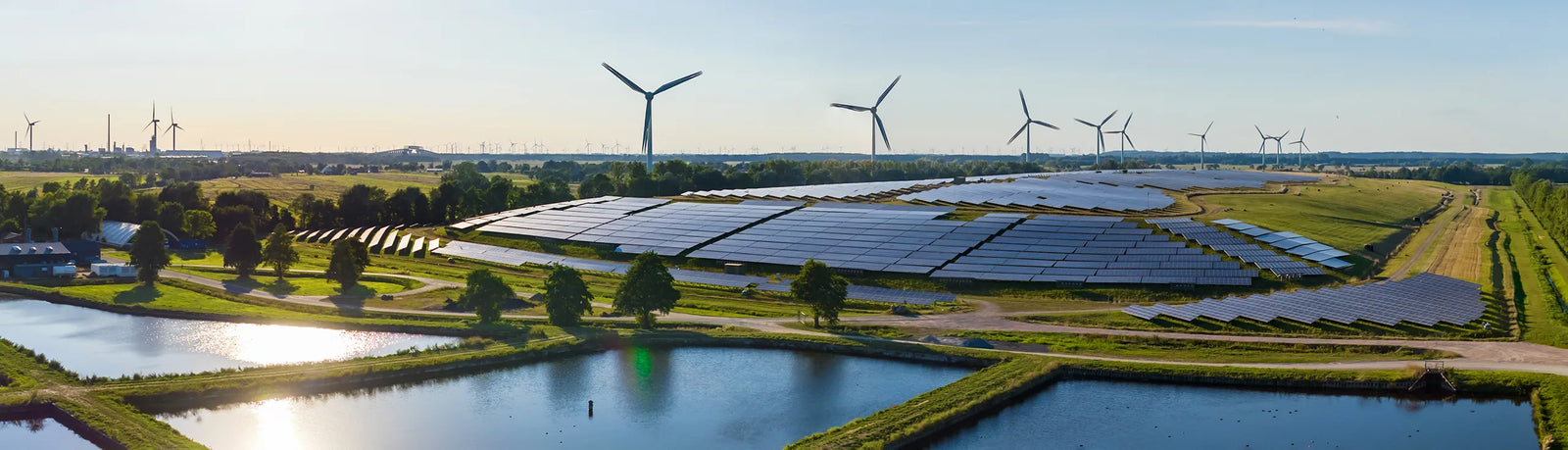 wind turbines and solar panels for renewable energy claim insurance